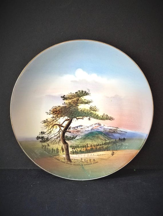 Rocky Mountain National Park Souvenir Plate