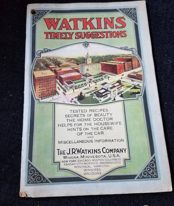 Watkins Timely Suggestions/Tested Recipes/Hints/1934