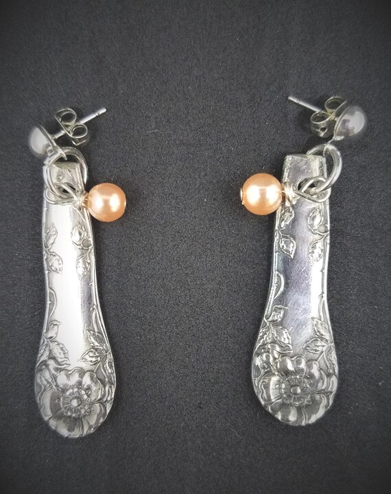 Recycled Silverware Earrings