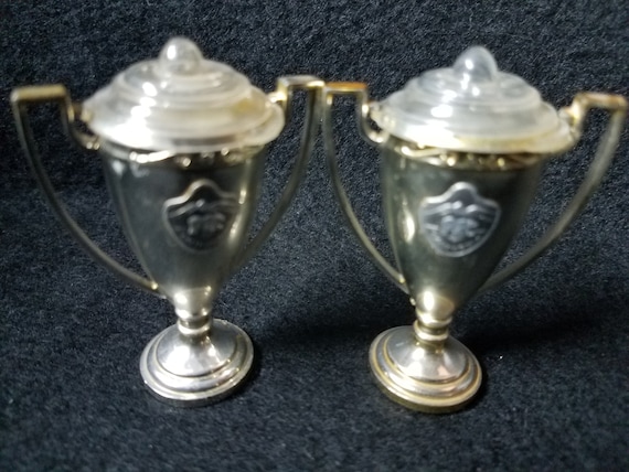 Set of 4 1950s Souvenir Salt and Pepper Shakers