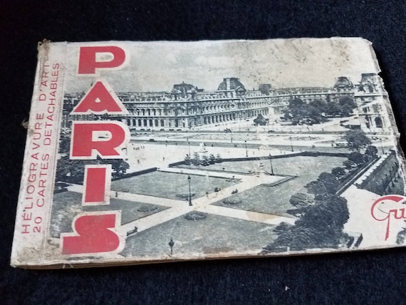 20 Antique Postcard Book Heliogravure by Guy