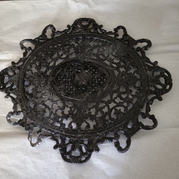 Cast Iron Trivet Vintage Etsy