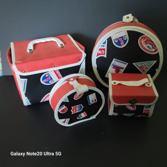 United Airlines Toy Travel Case Set 1960s
