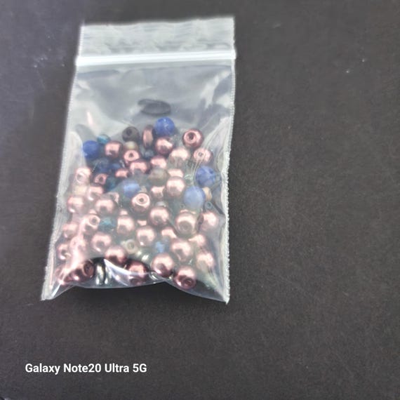 Purple Glass Pearls
