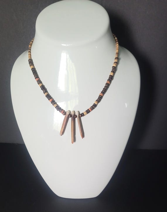 Sea Urchin Spine and Heishi Necklace