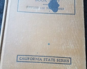 1922 California State Arithmetic Book door Thorndike