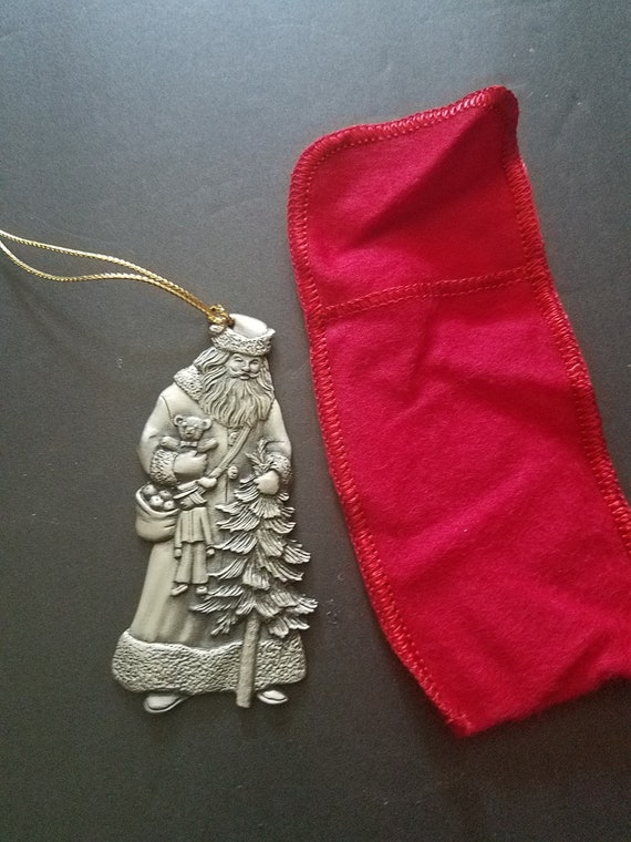 Avon Pewter Christmas Ornament 1993 No Box