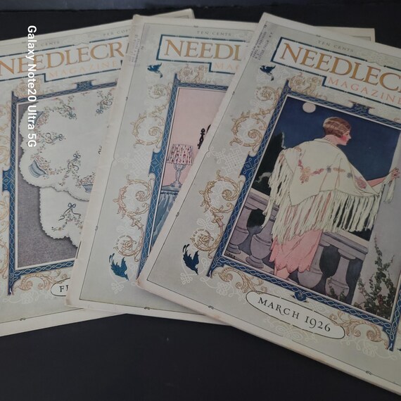 1925/26 Needlecraft Magazine Set of 3