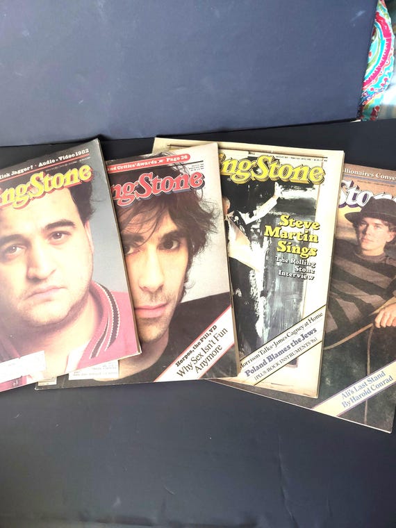 4 Issues Rolling Stone Magazine 1982