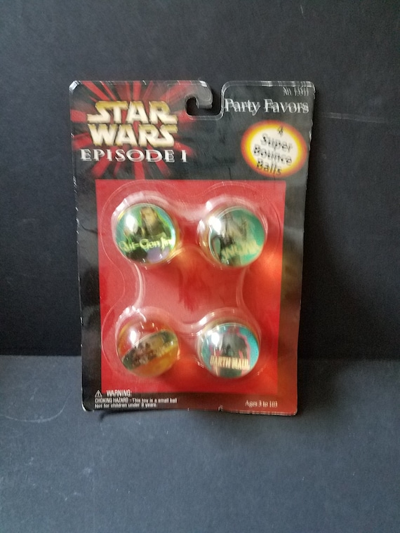 Star Wars Ep 1 Bounce Ball Party Favors 1999