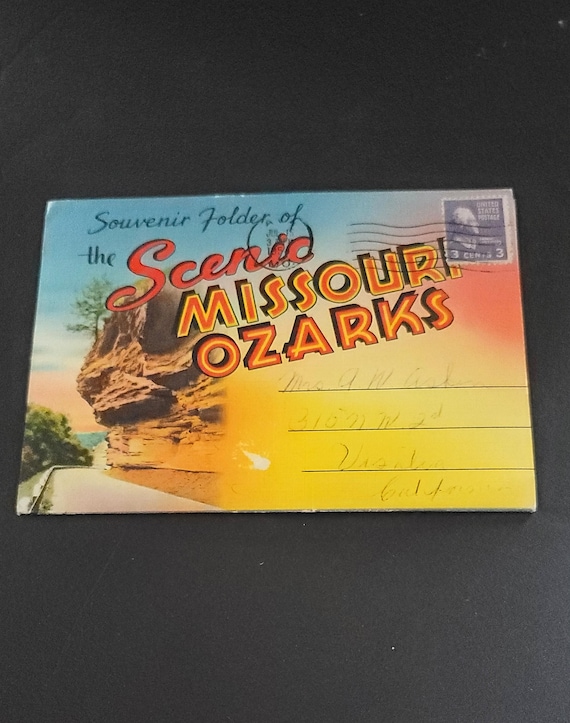 Missouri Ozarks Vintage Postcard Booklet