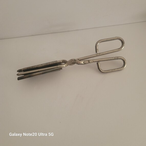 Antique Tong Style Double Barrelled Curling Tongs