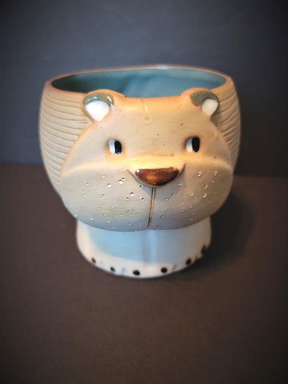 Earthenware Hippo Planter