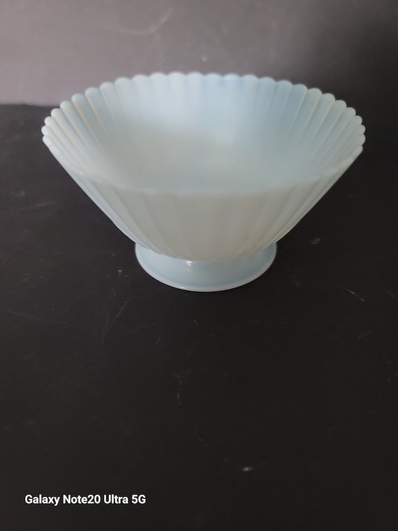 Milk Glass Sherbet Dish