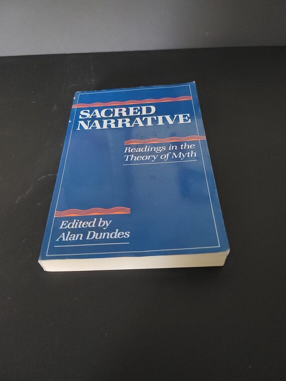 Sacred Narrative Theory of Myth 1984 Soft Cover