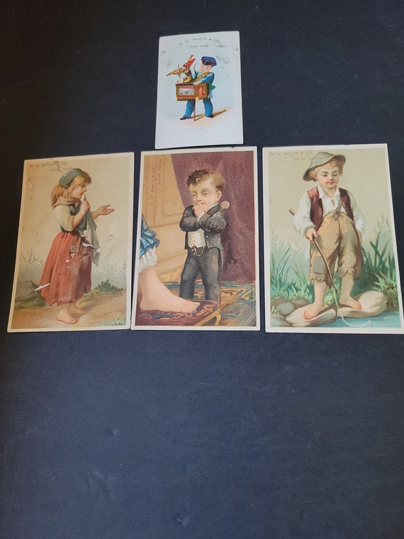 RH Macy & Co Original Trade Cards NOT Reproductions
