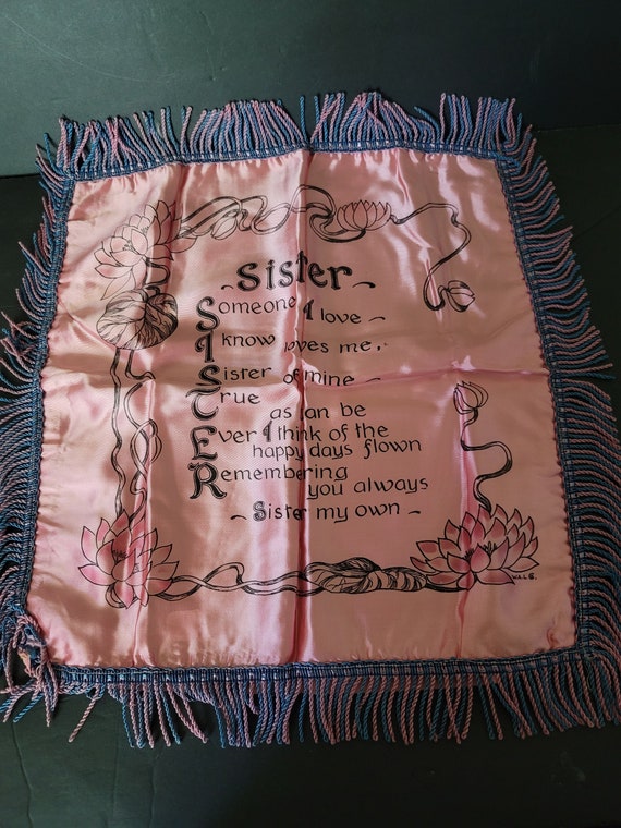 1940s Sister Pillow Cover