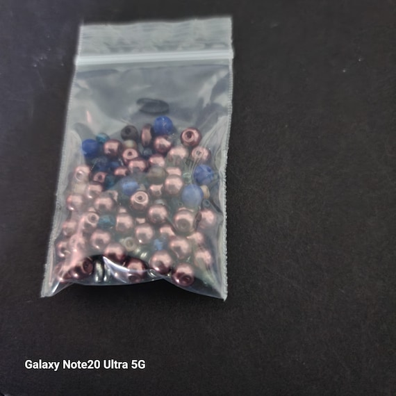 Purple Glass Pearls