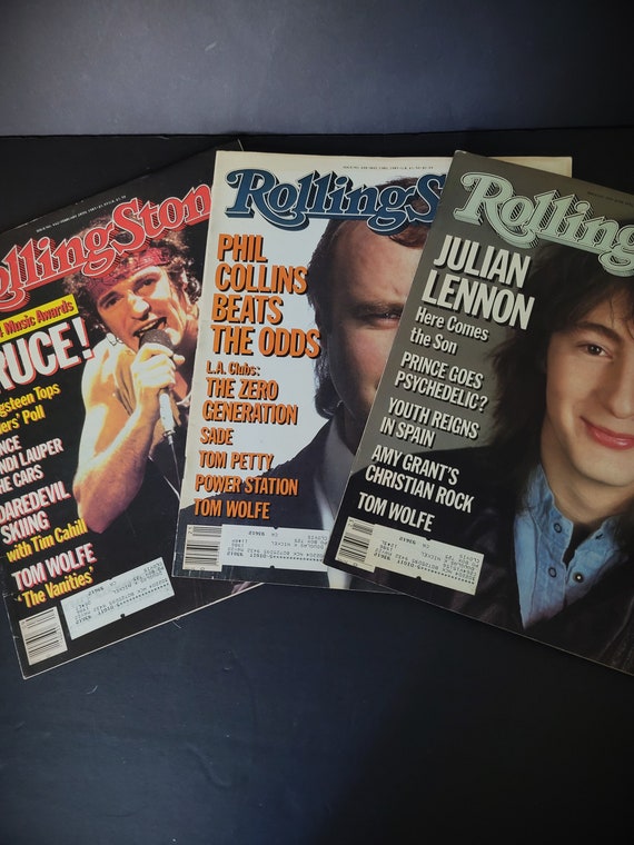 3 Rolling Stone Magazines 1985
