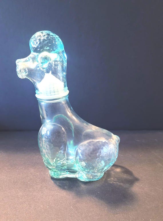 Vetreria Etrusca Glass Poodle Bottle/Decanter