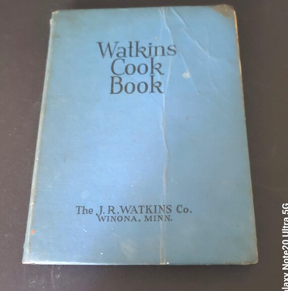 1938 Watkins Metal Spiral Bound Cookbook