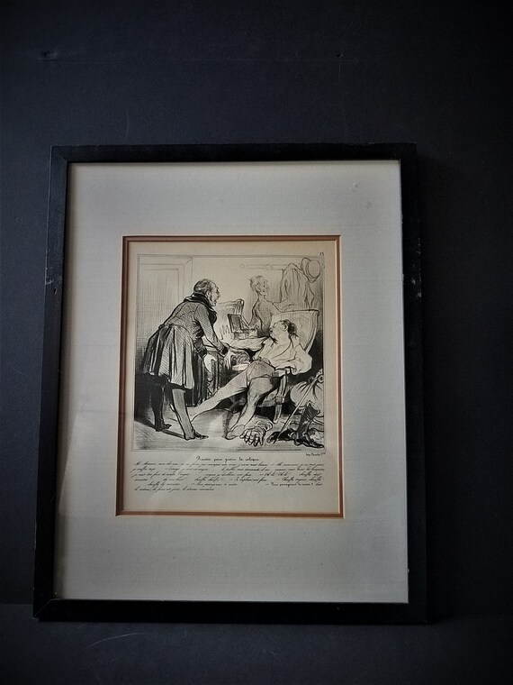 Print Recette pour Gueriola Colique H. Daumier