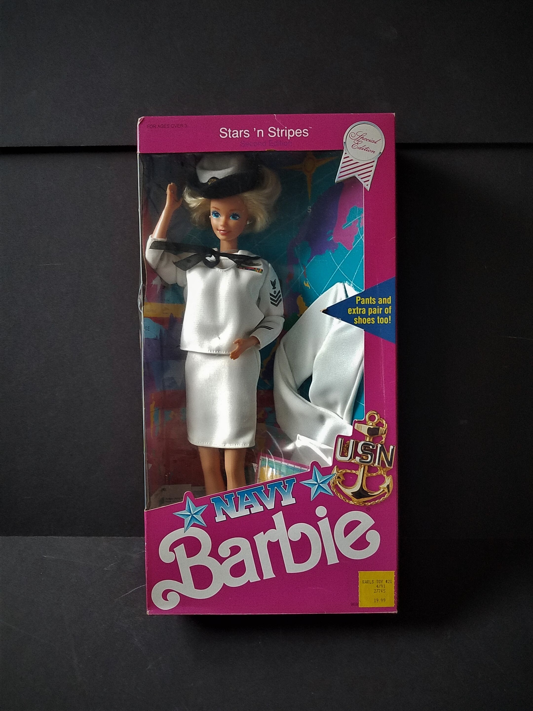 navy barbie 1990