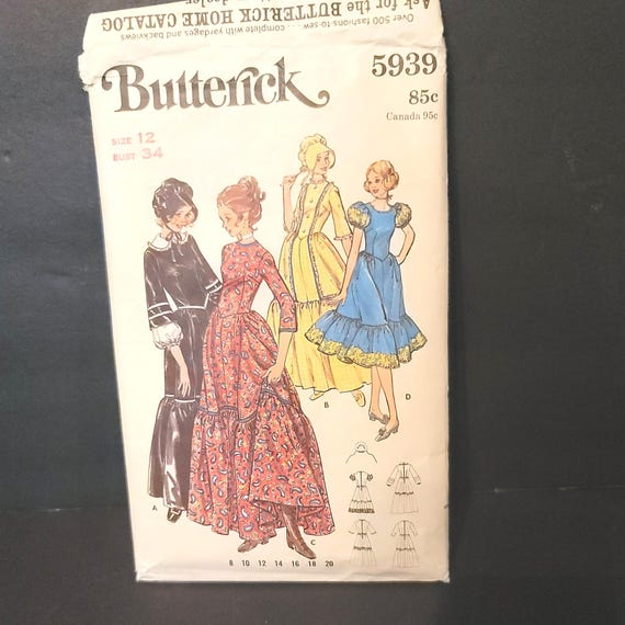 Butterwick Centennial Dress circa 1976