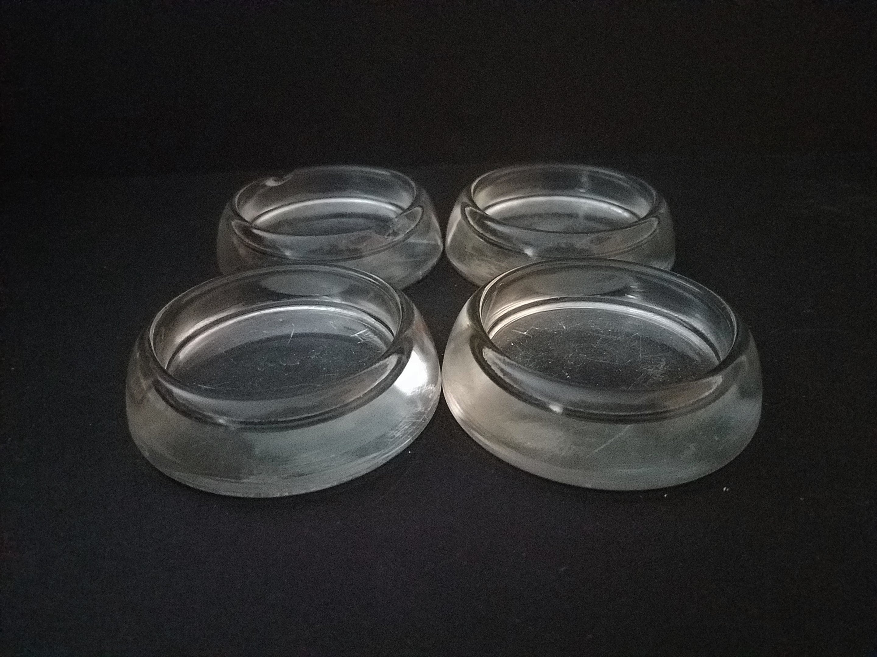 Vintage Glass Furniture Casters