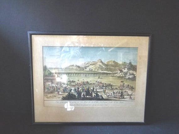 Daumont Optical Engraving Perspective of City of Beijing