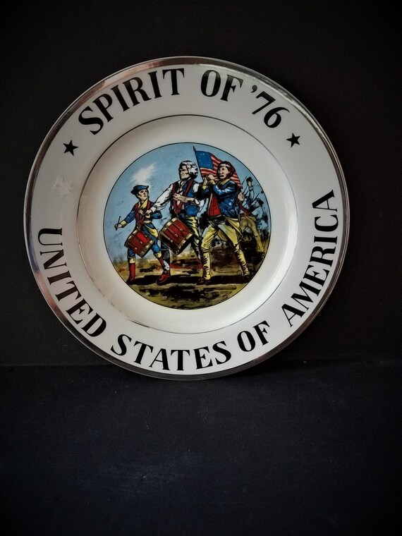 Spirit of 76 Bicentennial plate