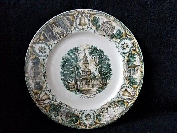1940s Salem China Independence hall