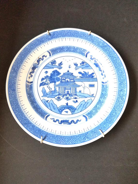 Chinese Blue Plate
