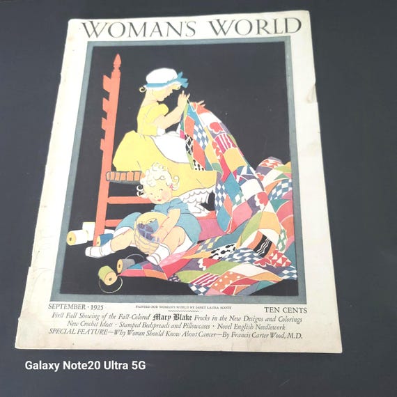 Womans World Magazine Sept 1925