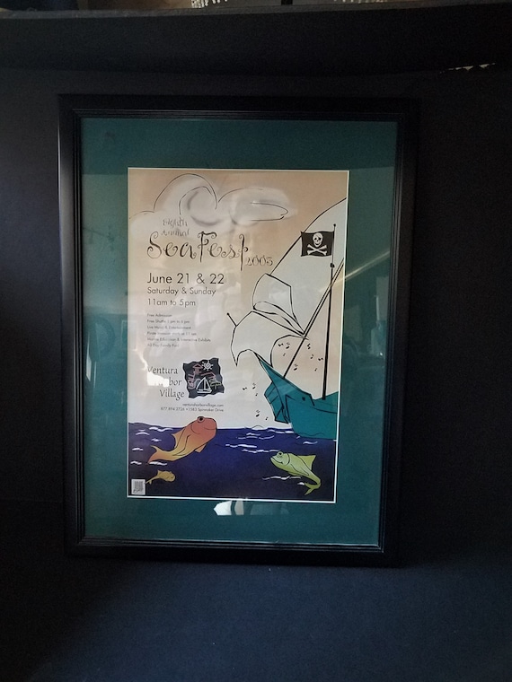 Framed Ventura Harbor Sea Fest Poster