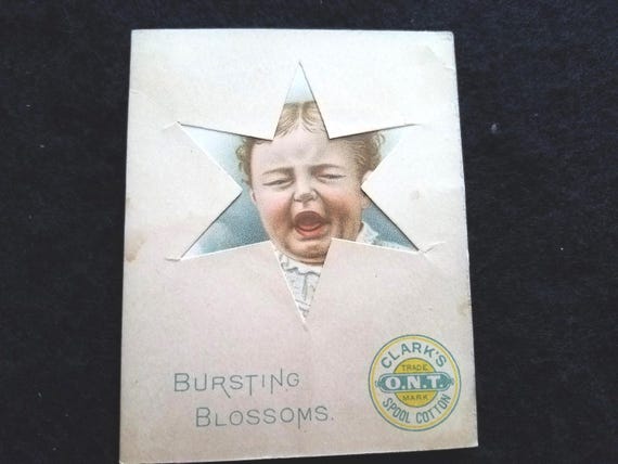 1900 Clark's Spool Cotton Trade Card
