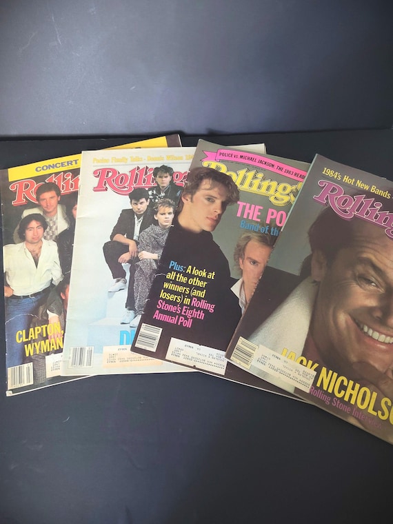 Rolling Stone 1984 4 Issues