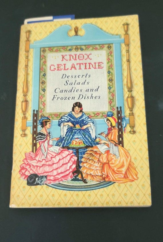 1938 Knox Gelatine Cookbook