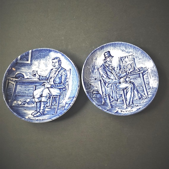 Vintage Mini Transferware The Pedlar & the Huntsman