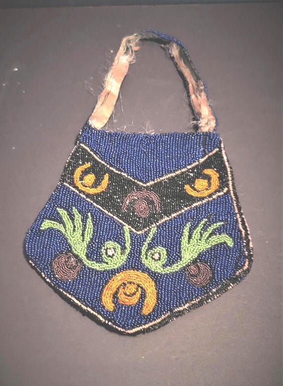 Antique Beaded Purse made in Belgium