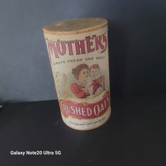 Quaker Mothers Crushed Oats Container