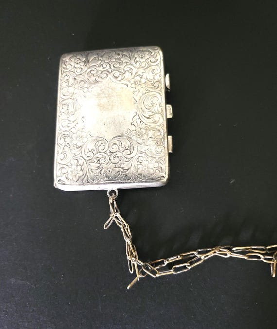 German Silver Necessaire Purse circa 1912