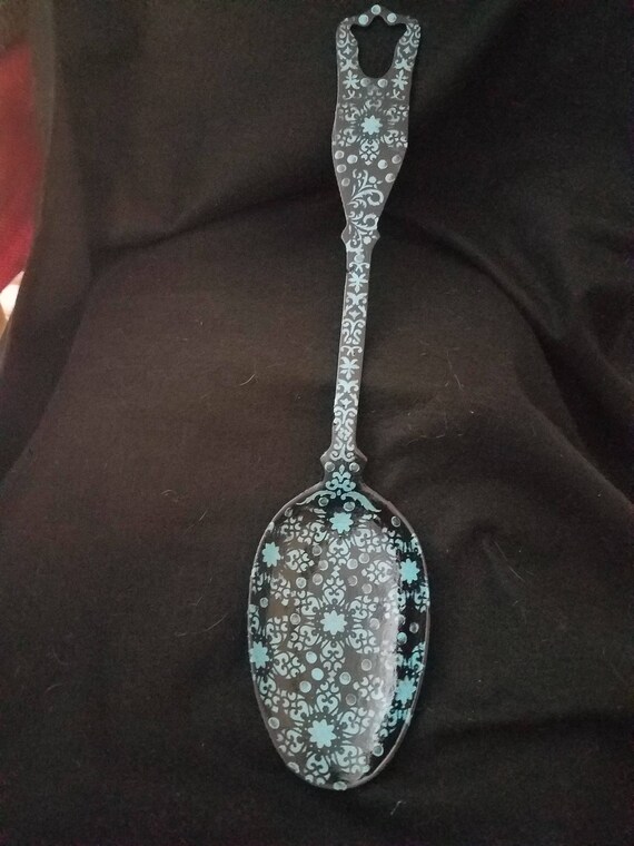 Recycled Vintage Cast Iron Spoon OOAK