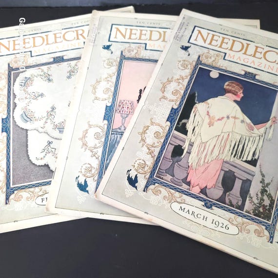 1925/26 Needlecraft Magazine Set of 3