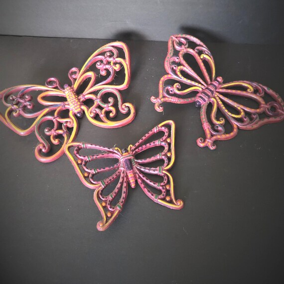 Painted Vintage Home Interior Butterflies