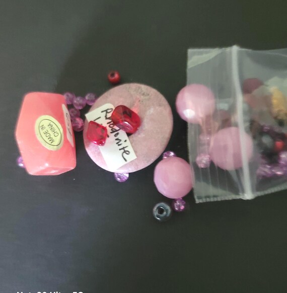 Red and Pink Beads