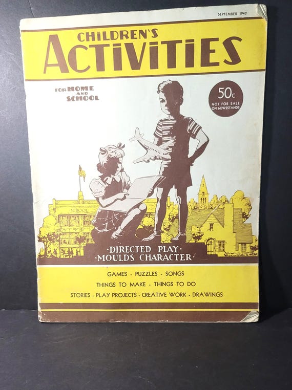 Childrens Activities Magazine 1947