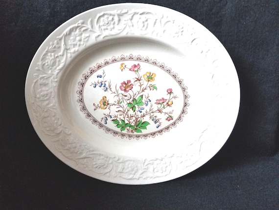 Platter Booths 1912 Corinthian Wild Rose