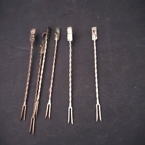 Aztec Vintage Sterling Hair Pins or Cocktail Picks