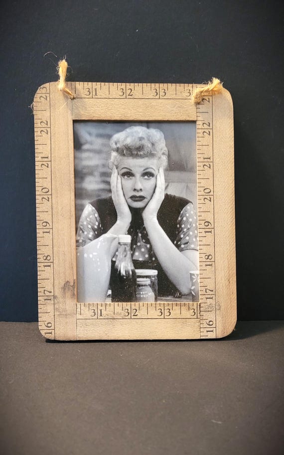 Lucille Ball Photo in Ruler Frame
